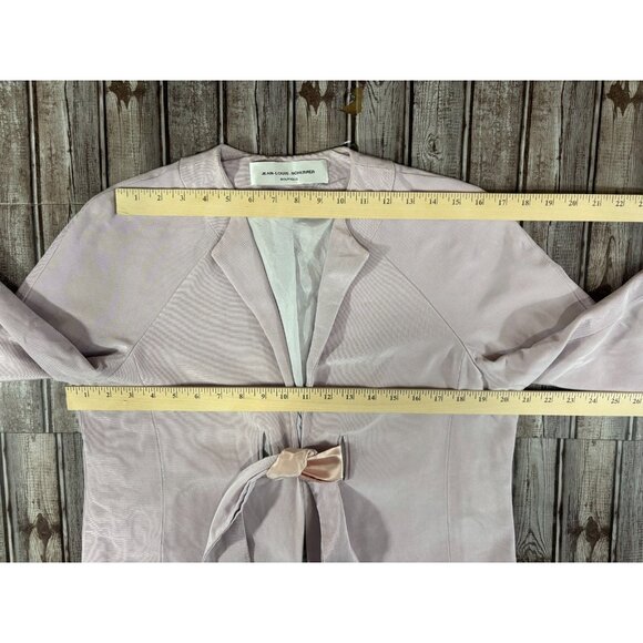 Jean Louis Scherrer Boutique cotton silk Jacket size 44 US 8 color pink France - Picture 7 of 8